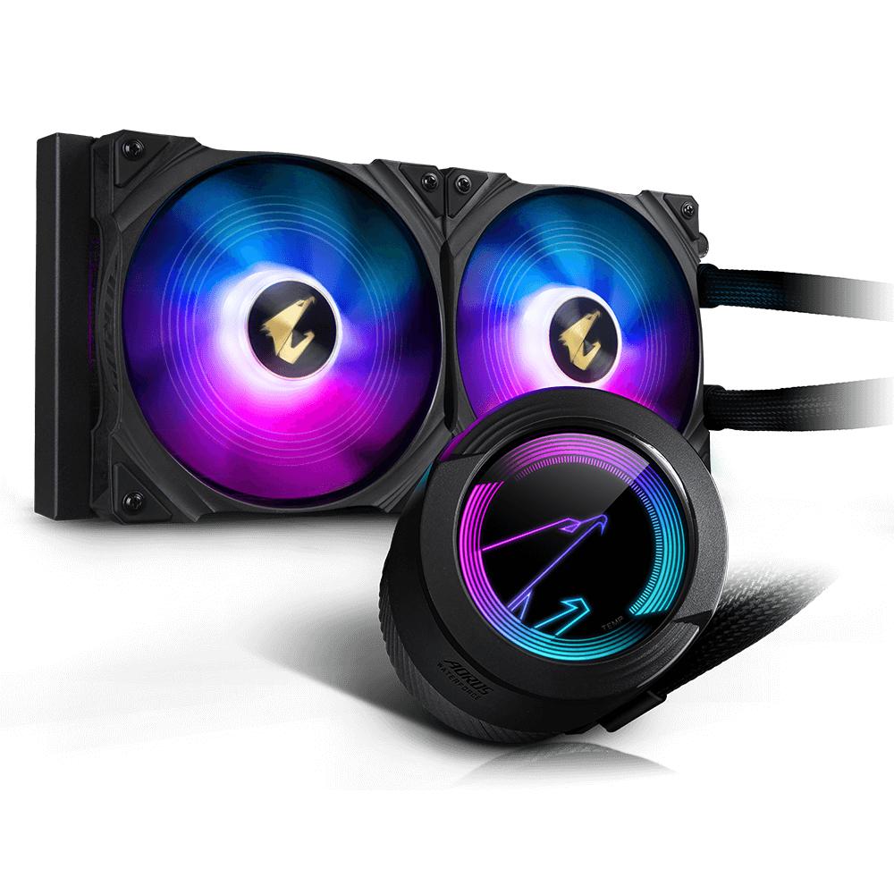 Gigabyte AORUS WATERFORCE 280 Processore Raffreddatore di liquidi tutto in uno Nero